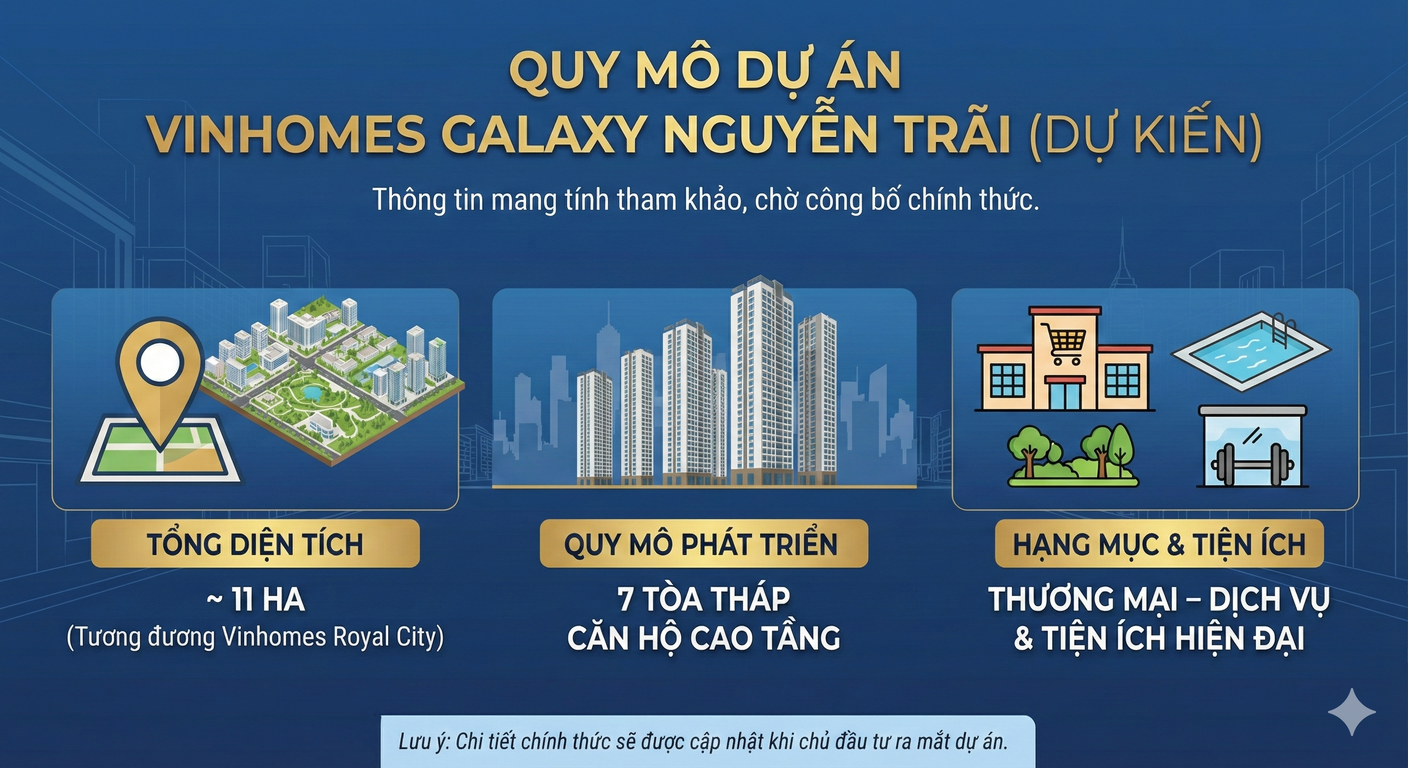 Quy mô Dự án Vinhomes Galaxy Nguyễn Trãi