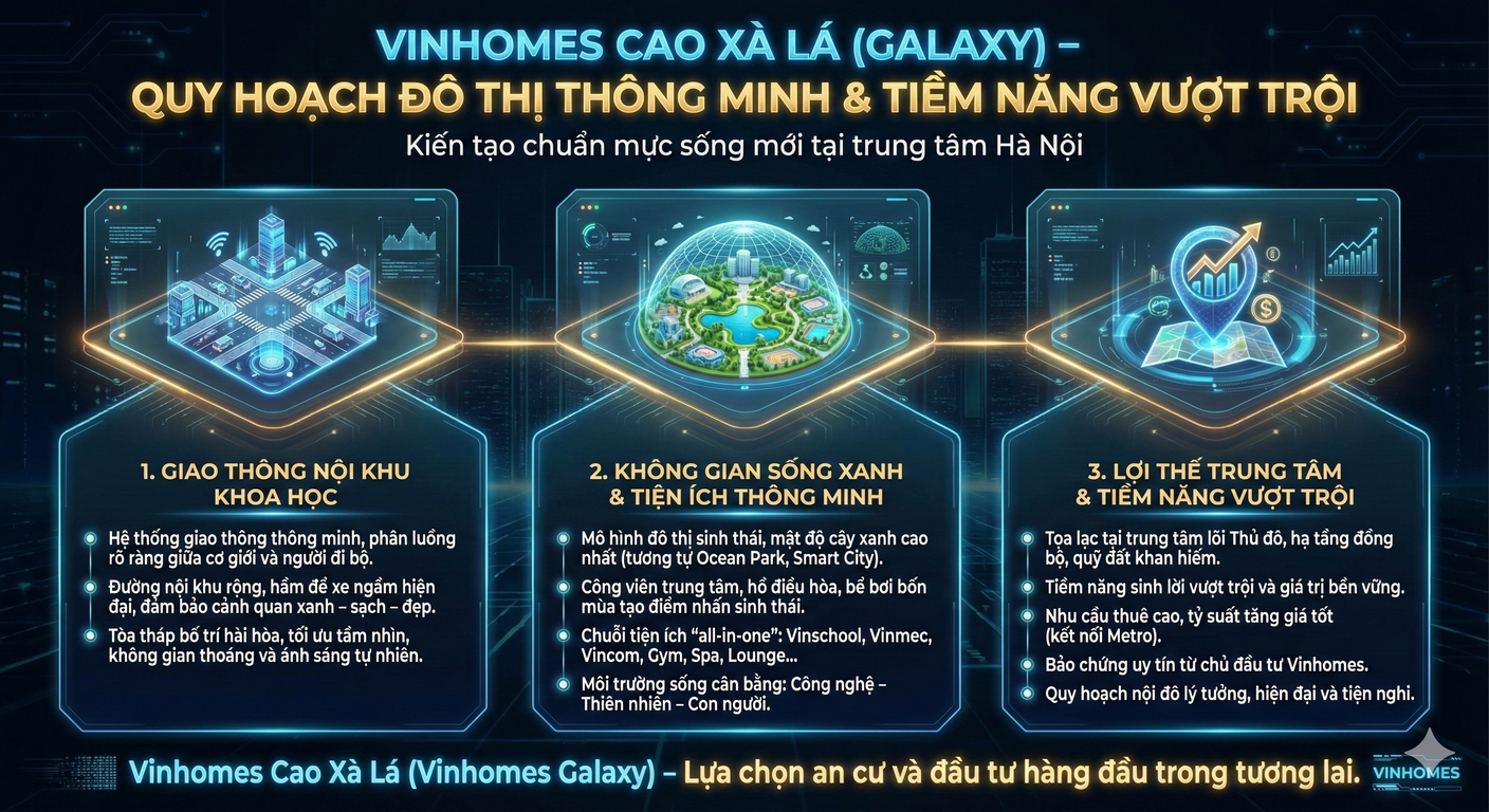 Quy hoạch & Mặt bằng Dự án Vinhomes Cao Xà Lá (Vinhomes Galaxy)