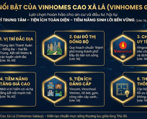 6 Điểm nổi bật của Vinhomes Cao Xà Lá (Vinhomes Galaxy)